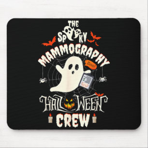 Skrämmande mammografi Halloween-crew Mammo Tech Musmatta