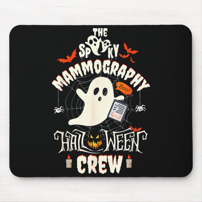 Skrämmande mammografi Halloween-crew Mammo Tech Musmatta (Framsidan)
