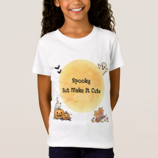 Skrämmande men gör det sött - Bedårande Halloween- T Shirt