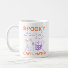 Skrämmande men koffeinsprängd söt spök Halloween-k Kaffemugg