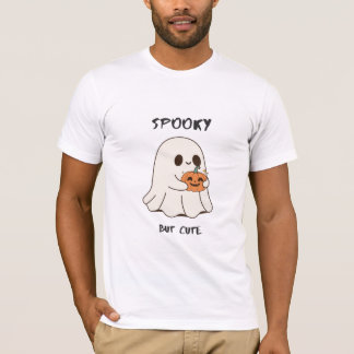 Skrämmande men söt – Halloween Pastell Spöke T-shi T Shirt