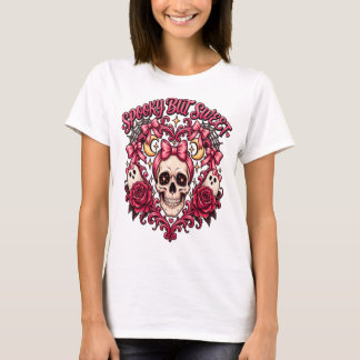 Skrämmande men sött: En halloween-glädje T Shirt