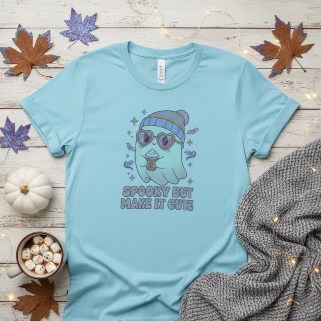 Skrämmande men Sött Spöke Halloween T Shirt (Skapare uppladdad)