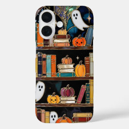 Skrämmande mysig iPhone-fodral Pumpabokhylldesign
