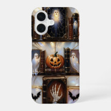 Skrämmande Mysig iPhone-fodral Spökpumpa Bokhylla