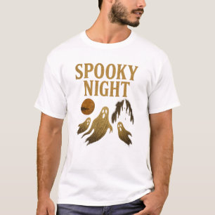 Skrämmande natt Halloween Klassisk gotisk estetik T Shirt