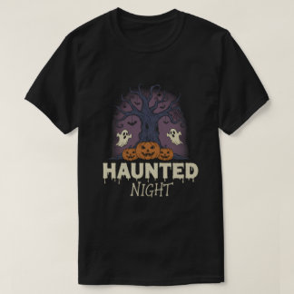 Skrämmande natt Halloween-skräck T Shirt
