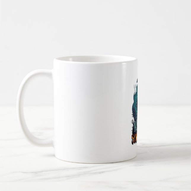 Skrämmande natt spökhus spöken kyrkogård kaffemugg (Vänster)