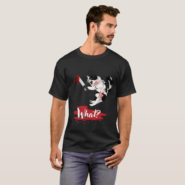 Skrämmande nedstängning  t shirt (Hel framsida)