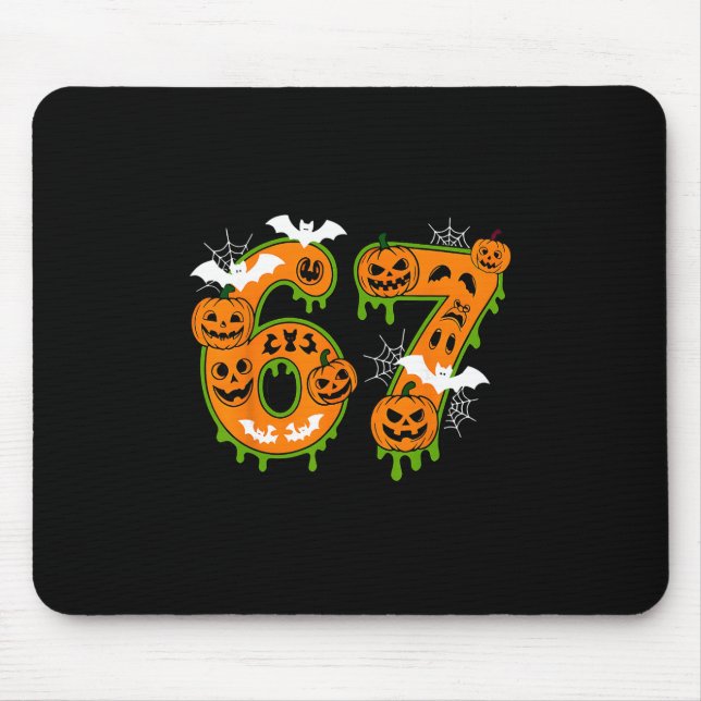 Skrämmande nummer 67 i Halloween för alla  Musmatta (Framsidan)