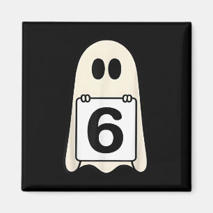 Skrämmande nummer 6 Matchande Halloween-kostym Gru Magnet