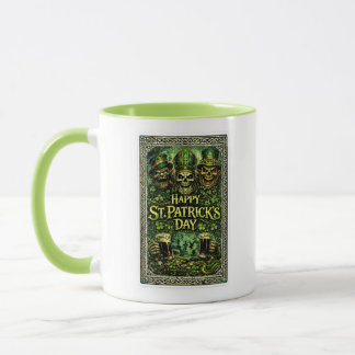 Skrämmande och mörk St. Patricks dag-design Mugg