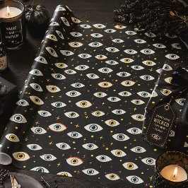 Skrämmande ögon gotisk Halloween Presentpapper
