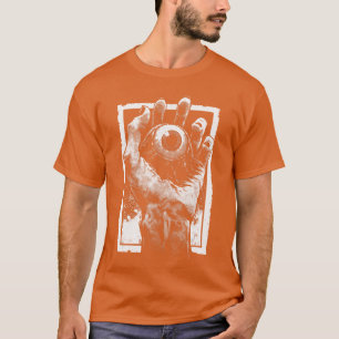 Skrämmande ögonhand Weirdcore-skräck Gothic Ockult T Shirt