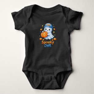 Skrämmande ONE Baby Sweatshirt Svart - Spöke Hallo T Shirt