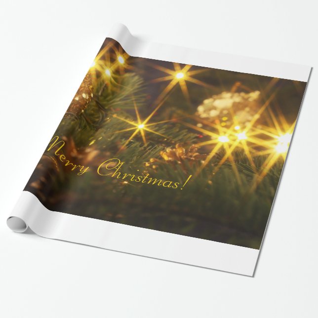 Skrämmande Papper julafton Presentpapper (Utrullad)