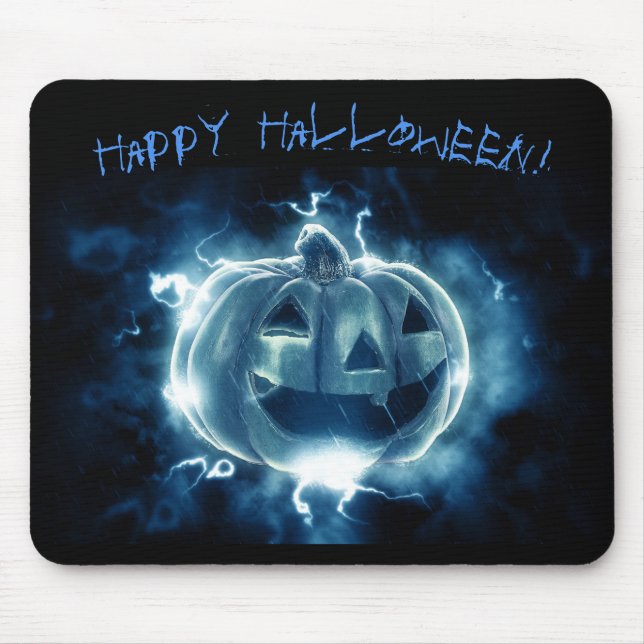 Skrämmande pumpa Gott Halloween Musmatt Musmatta (Framsidan)