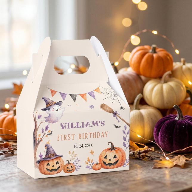 Skrämmande pumpa Halloween födelsedagspresentlådor Presentaskar (Skapare uppladdad)