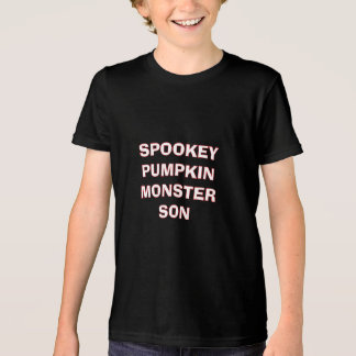 Skrämmande Pumpa Monster Son Halloween Familj Matc T Shirt