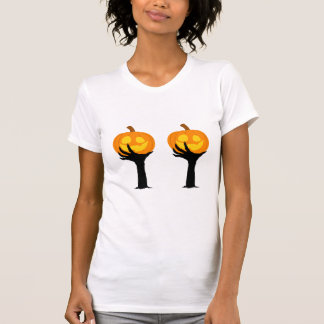 Skrämmande pumpa-ölelse – Halloween-tröja för kvin T Shirt