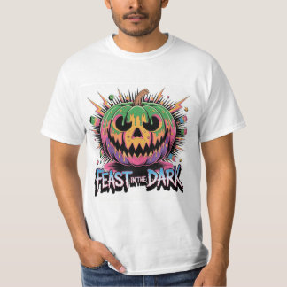 Skrämmande Pumpa Pop Kultur Grafik T Shirt