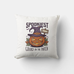 Skrämmande Pumpa Tröja Vintage Gravyr Halloween T Kudde