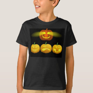 Skrämmande pumpor Halloween. T Shirt