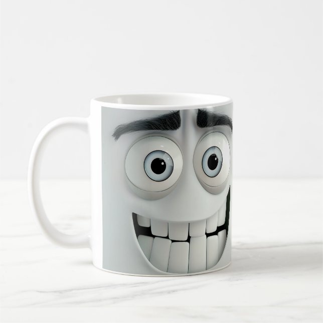 Skrämmande-roligt Sarksatisk 3D Mugg Omslag (Vänster)