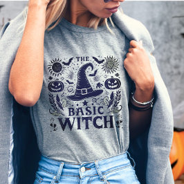 Skrämmande säsong Basic Witch Witchcore kläder T Shirt