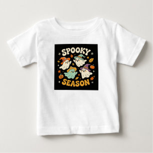 Skrämmande säsong fyra spöken vintage Halloween T Shirt