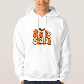 Skrämmande säsong Groovy Retro typografi T-shirt Hoodie