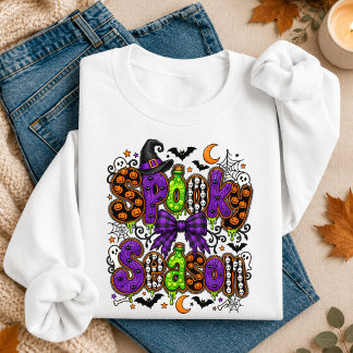 Skrämmande säsong Halloween-typografi T Shirt