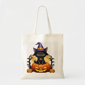 Skrämmande säsong Häxig Totebag – Minimal Hallowee Tygkasse