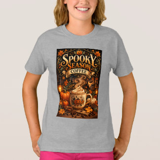 Skrämmande säsong kaffe t shirt