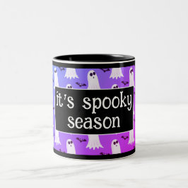 Skrämmande säsong Lila Höst/Halloween Två-Tonad Mugg