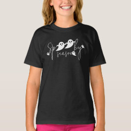 Skrämmande säsong och spöken Dekorativ Halloween-t T Shirt