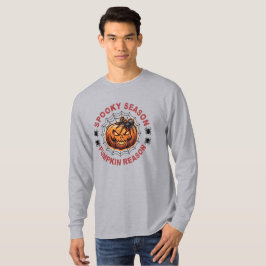 Skrämmande säsong Pumpa Förnuft Långärmad T-Shirt
