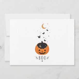 Skrämmande säsong Pumpa Halloween-design Inbjudningar