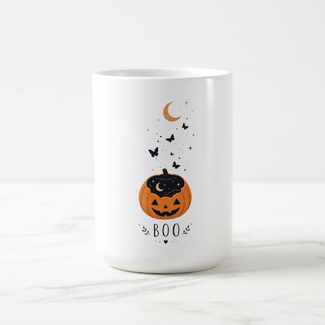 Skrämmande säsong Pumpa Halloween-design Kaffemugg (Center)