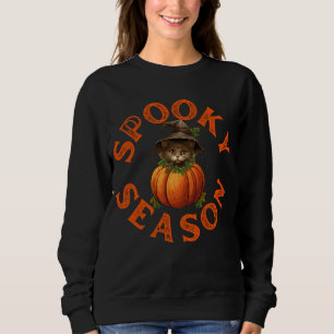 Skrämmande säsong Pumpa Katt T Shirt