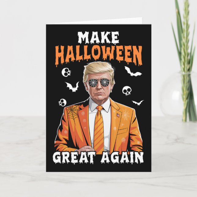 Skrämmande säsong rolig gör Halloween bra igen kep Kort (Framsida)