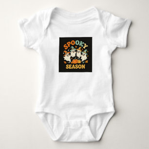 Skrämmande säsong söta spöken Retro Halloween T-Sh T Shirt