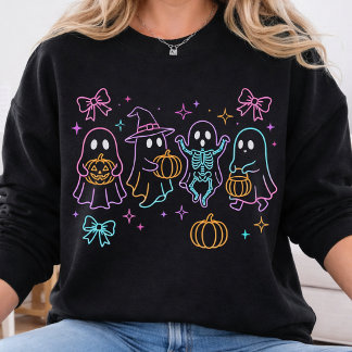 Skrämmande säsong | Vibrerande neon halloween-pump T Shirt