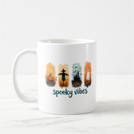 Skrämmande säsong, Vintage Halloween-spöke Kaffemugg