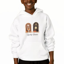 Skrämmande säsongen välvda fönster hoodie | Hallow