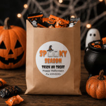 Skrämmande säsongens spöke – Halloween-design