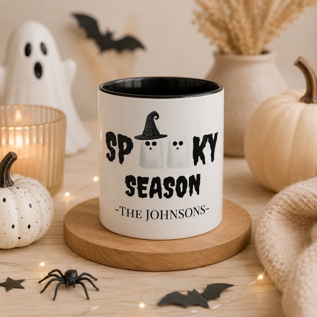 Skrämmande säsongs mugg – Spök Halloween kaffekopp (Skapare uppladdad)