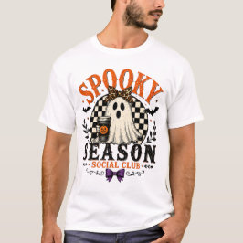 Skrämmande säsongs sociala klubb Halloween T-shirt