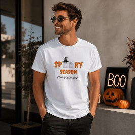 Skrämmande säsongs spöktröja – Rollig Halloween-tr T Shirt