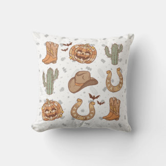 Skrämmande säsongskastkudde, Halloween-pumpadekor Kudde
